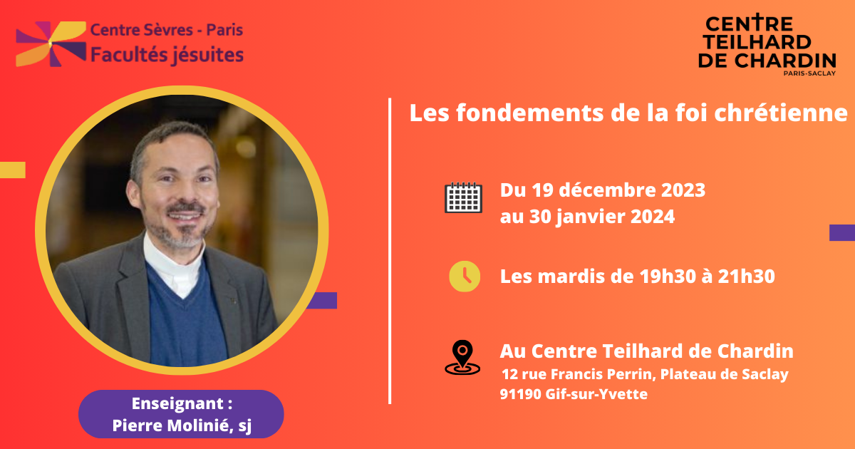 Image : Formation &#8220;les fondements de la foi chrétienne&#8221;